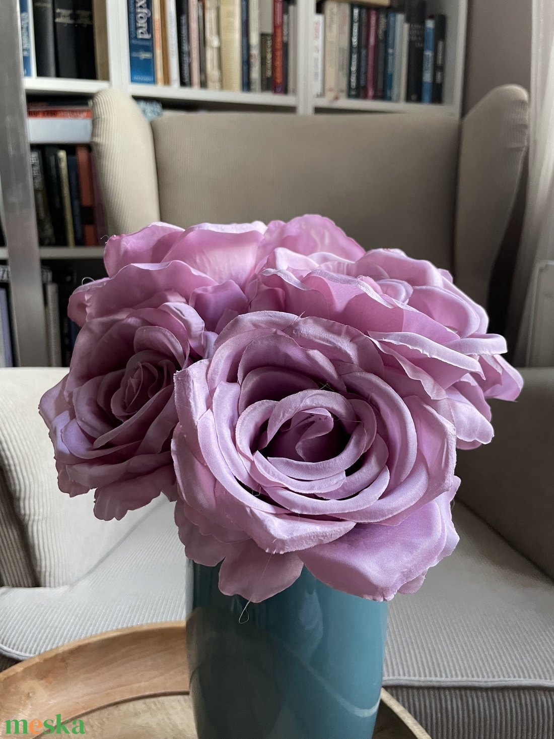 Lilás rózsa csokor csodás alkalmakra - otthon & életmód - virágdekoráció - virágok - virágcsokor - Meska.hu