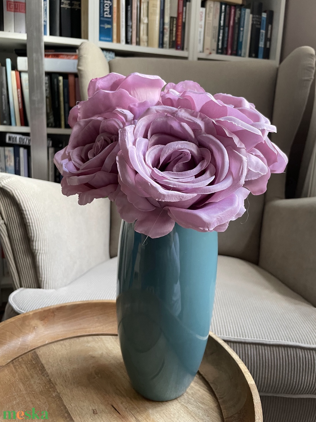 Lilás rózsa csokor csodás alkalmakra - otthon & életmód - virágdekoráció - virágok - virágcsokor - Meska.hu