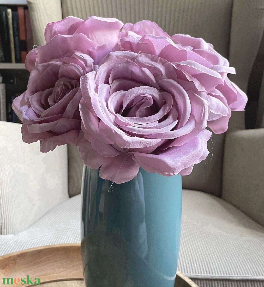 Lilás rózsa csokor csodás alkalmakra - otthon & életmód - virágdekoráció - virágok - virágcsokor - Meska.hu