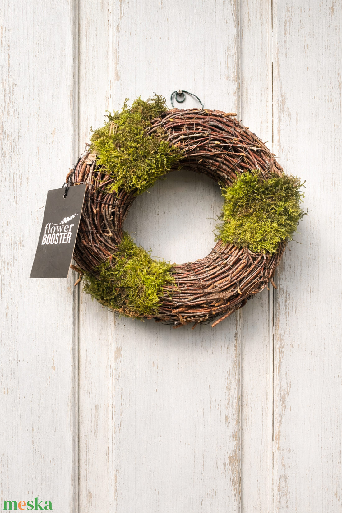 Tavaszi nyírfaágból és mohából készített kis ajtódísz - otthon & életmód - dekoráció - ajtó- és ablak dekoráció - ajtódísz & kopogtató - Meska.hu