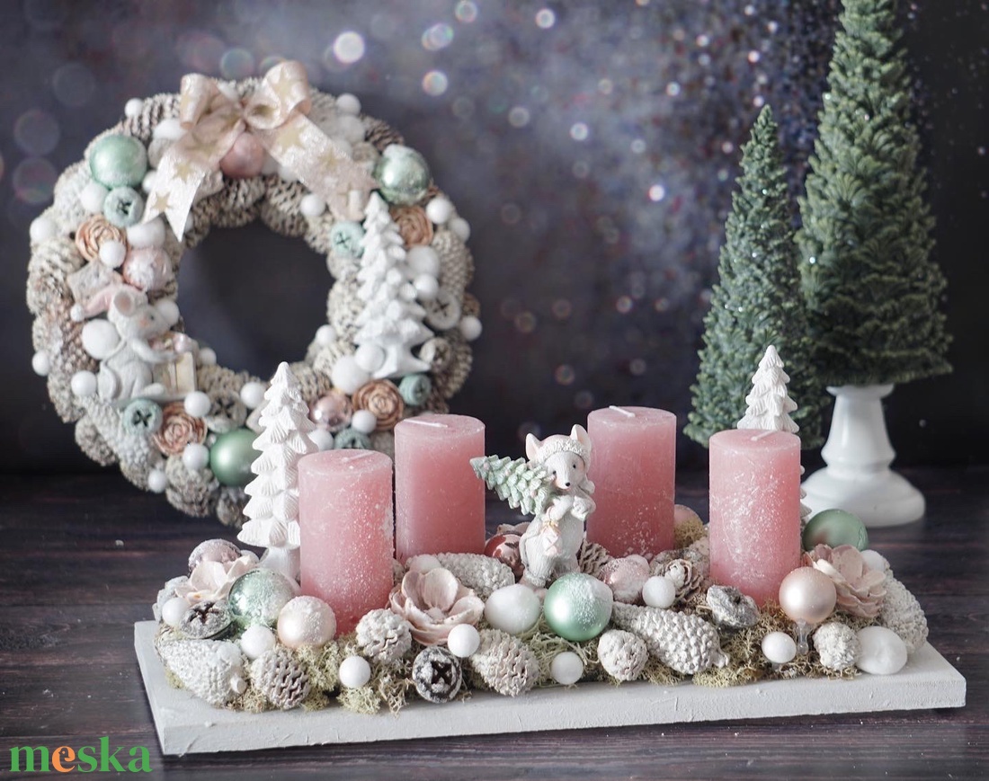 Karácsonyi egérkés adventi dísz - karácsony - adventi díszek - adventi asztaldísz - Meska.hu Karácsonyi egérkés adventi dísz - karácsony - adventi díszek - adventi asztaldísz - Meska.hu