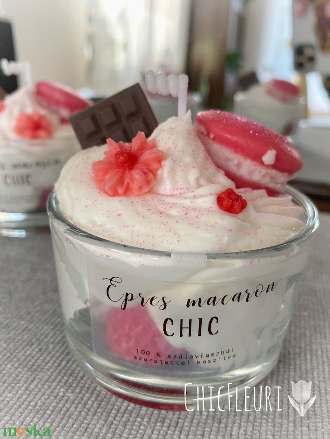 Macaron Chic - otthon & életmód - gyertya, illat, aroma - gyertya - Meska.hu Macaron Chic - otthon & életmód - gyertya, illat, aroma - gyertya - Meska.hu