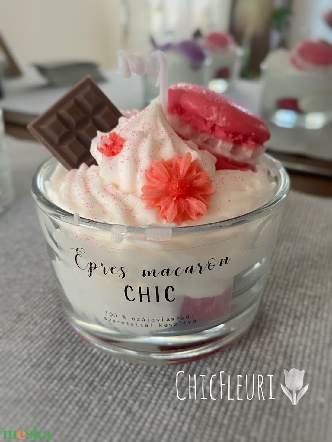 Macaron Chic - otthon & életmód - gyertya, illat, aroma - gyertya - Meska.hu Macaron Chic - otthon & életmód - gyertya, illat, aroma - gyertya - Meska.hu