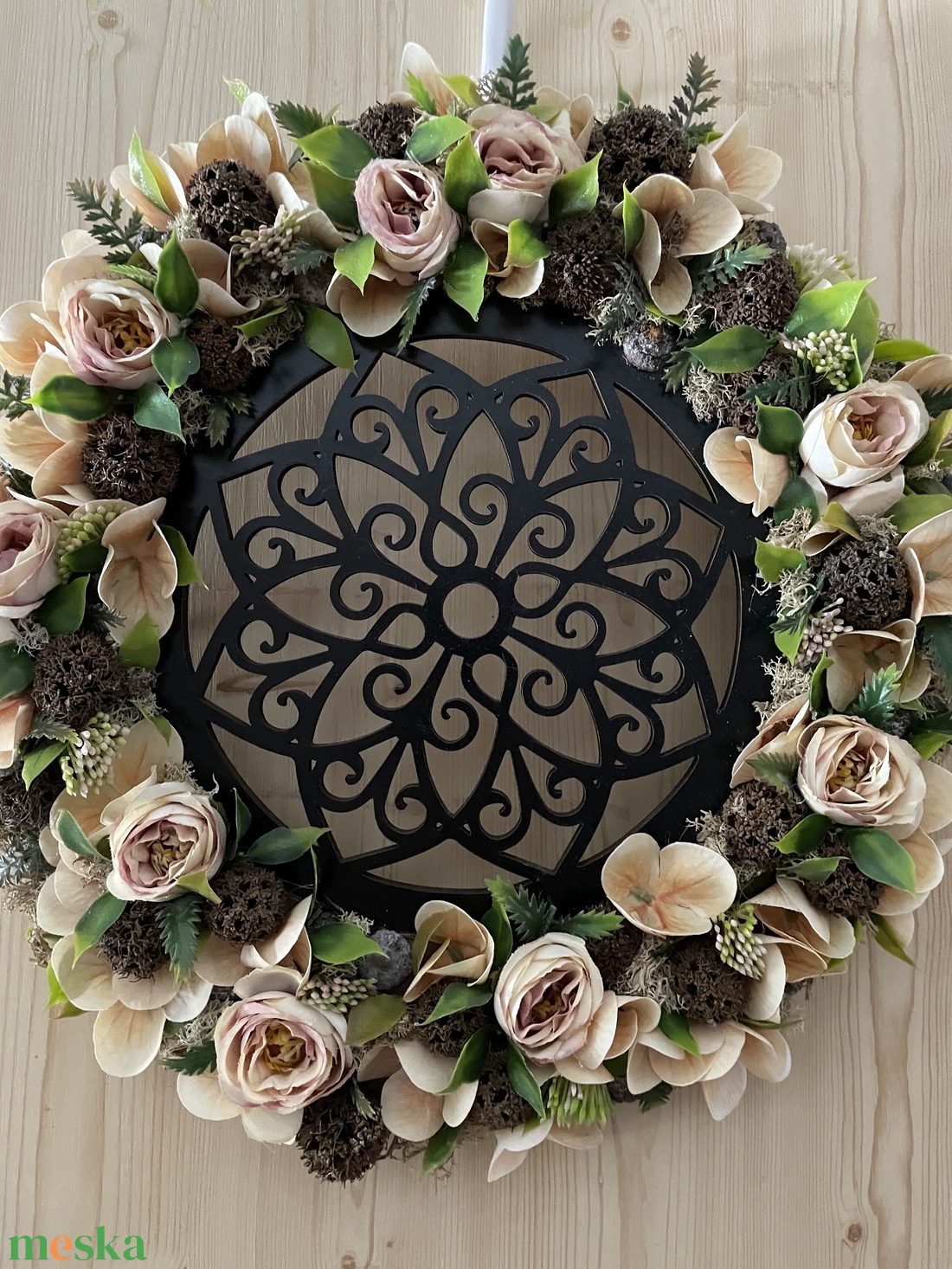 Mandalás kopogtató - otthon & életmód - dekoráció - ajtó- és ablak dekoráció - ajtódísz & kopogtató - Meska.hu