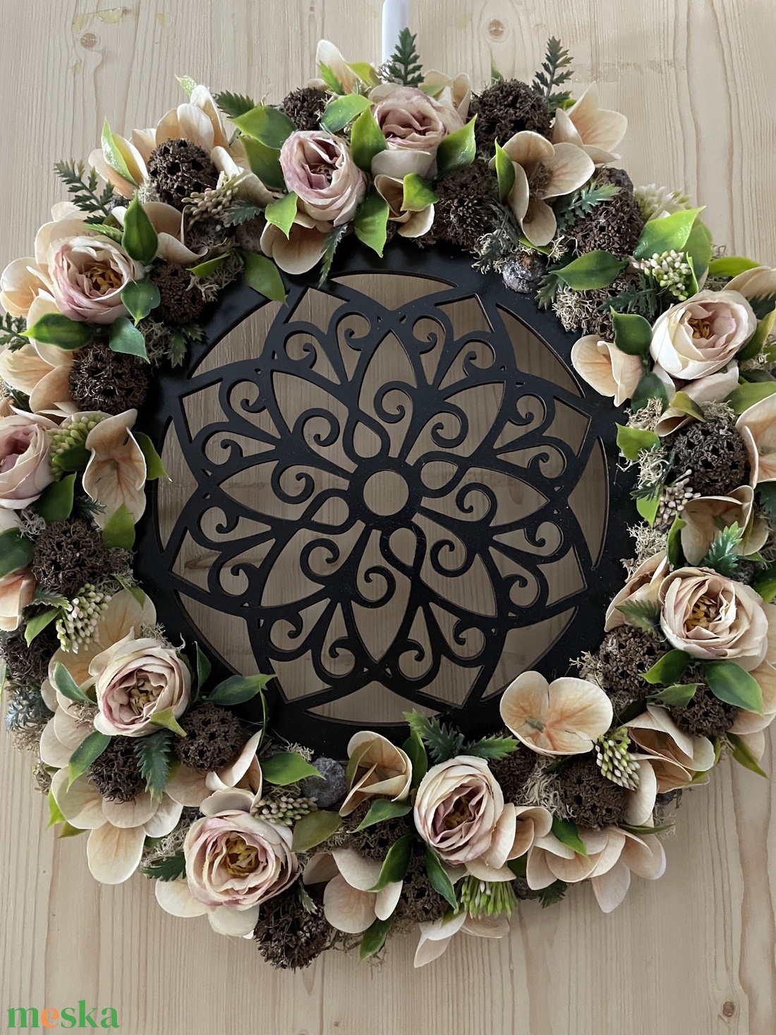 Mandalás kopogtató - otthon & életmód - dekoráció - ajtó- és ablak dekoráció - ajtódísz & kopogtató - Meska.hu