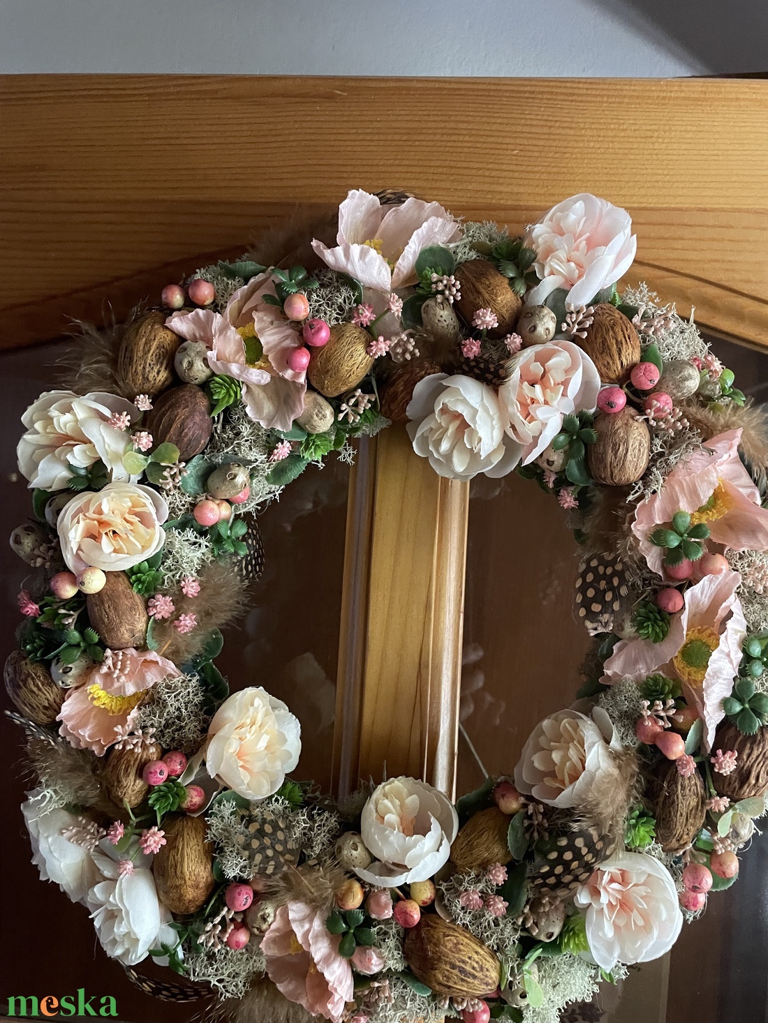 Helló tavasz, kopogtató - otthon & életmód - dekoráció - ajtó- és ablak dekoráció - ajtódísz & kopogtató - Meska.hu