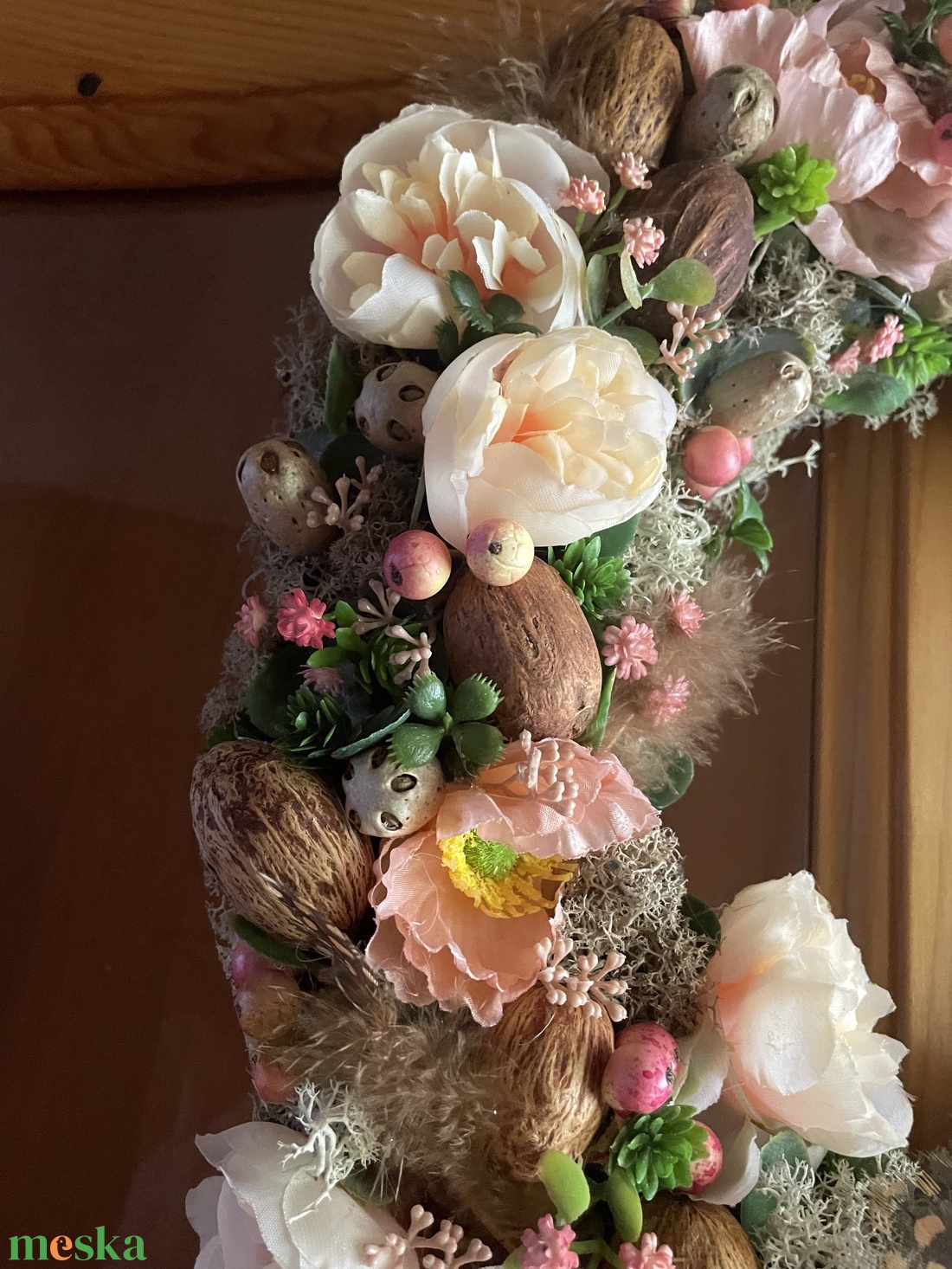 Helló tavasz, kopogtató - otthon & életmód - dekoráció - ajtó- és ablak dekoráció - ajtódísz & kopogtató - Meska.hu