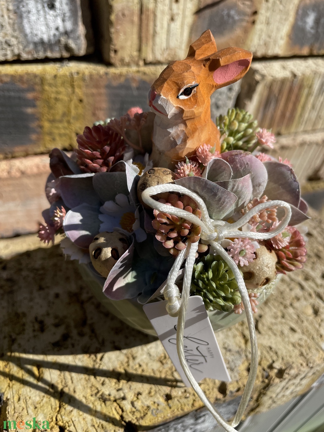 Húsvéti asztaldísz - otthon & életmód - dekoráció - asztal és polc dekoráció - asztaldísz - Meska.hu