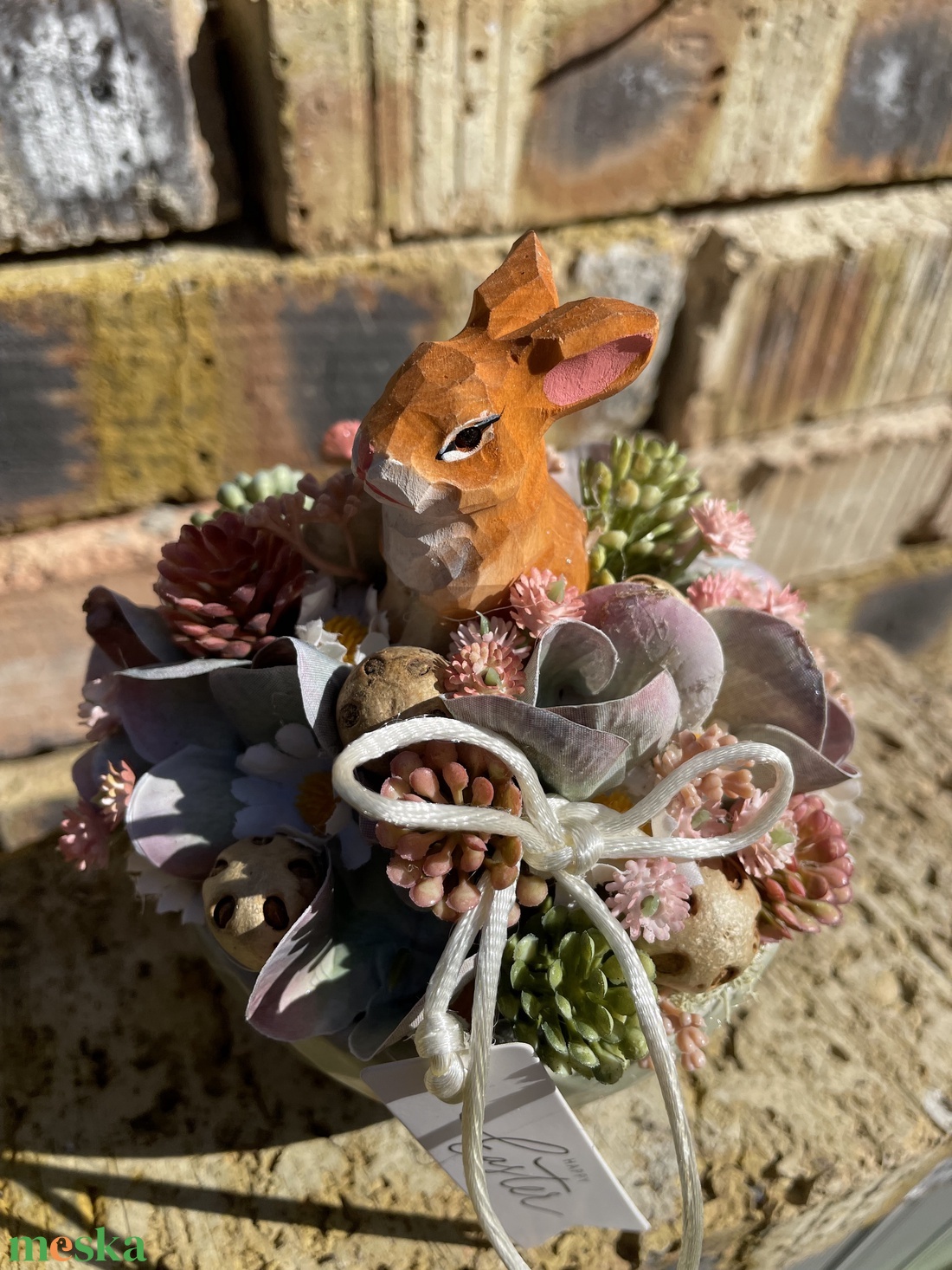 Húsvéti asztaldísz - otthon & életmód - dekoráció - asztal és polc dekoráció - asztaldísz - Meska.hu