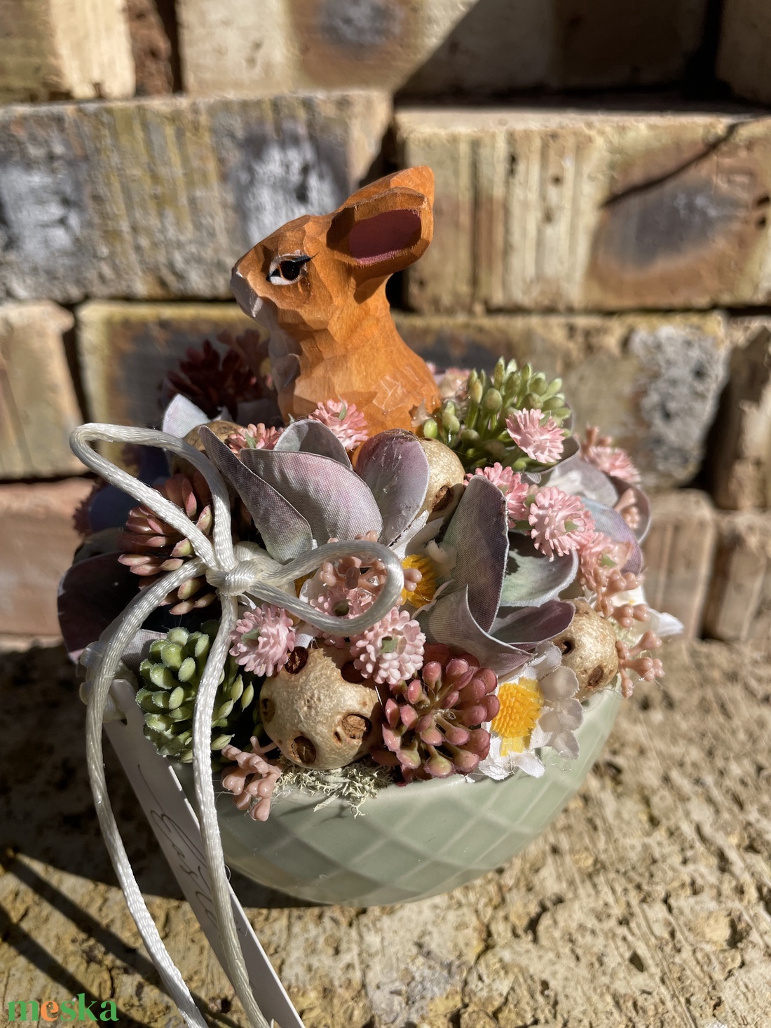 Húsvéti asztaldísz - otthon & életmód - dekoráció - asztal és polc dekoráció - asztaldísz - Meska.hu