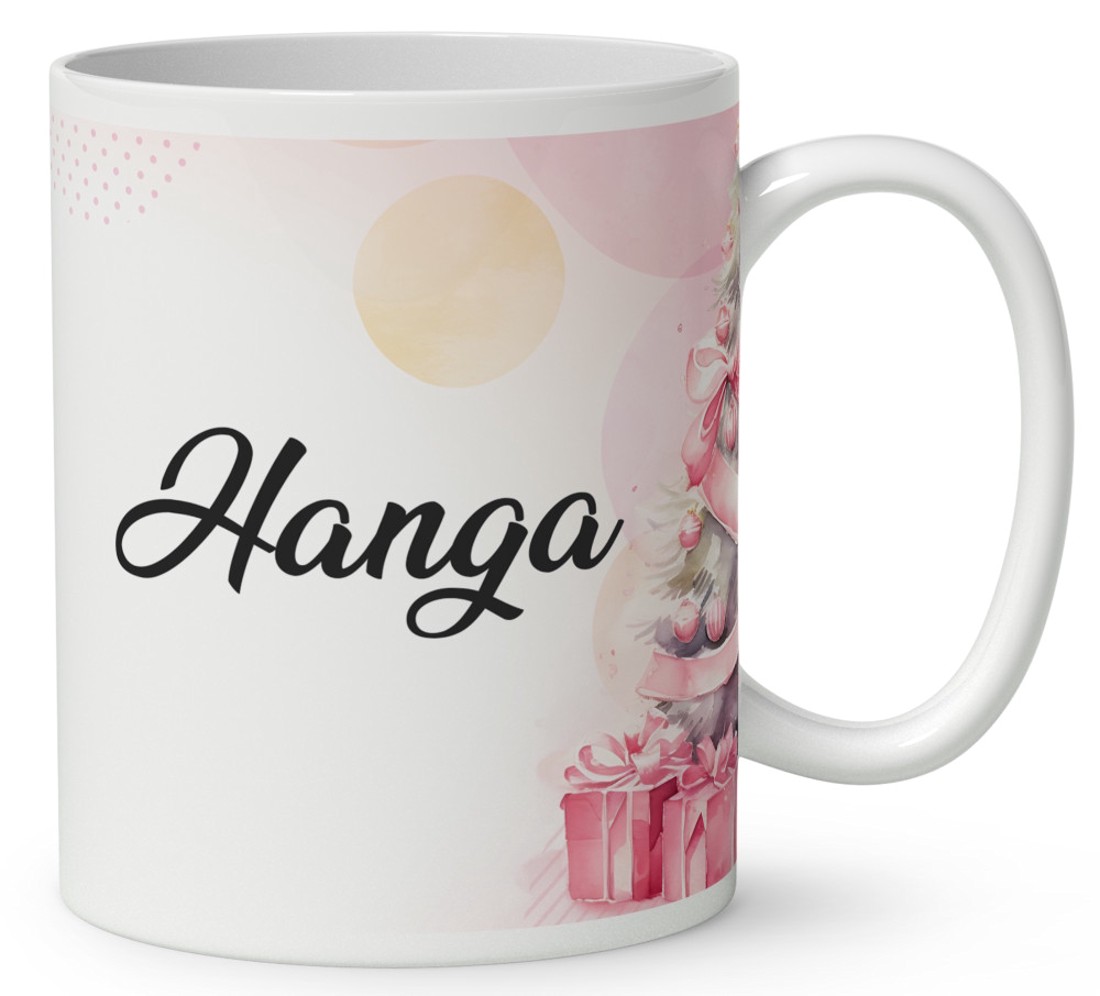 Kérd a neveddel - Pink cuki krampusz lány mintás bögre - otthon & életmód - konyhafelszerelés, tálalás - tálalás - bögre & csésze - Meska.hu