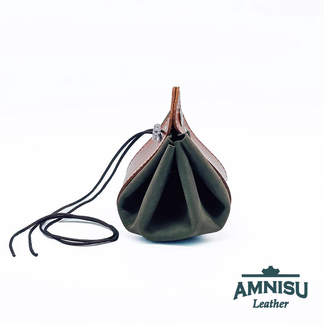 Konyakbarna - keki bőr 2in1 szütyő és kockatálca M9021-7002 - játék & sport - szerepjáték - Meska.hu