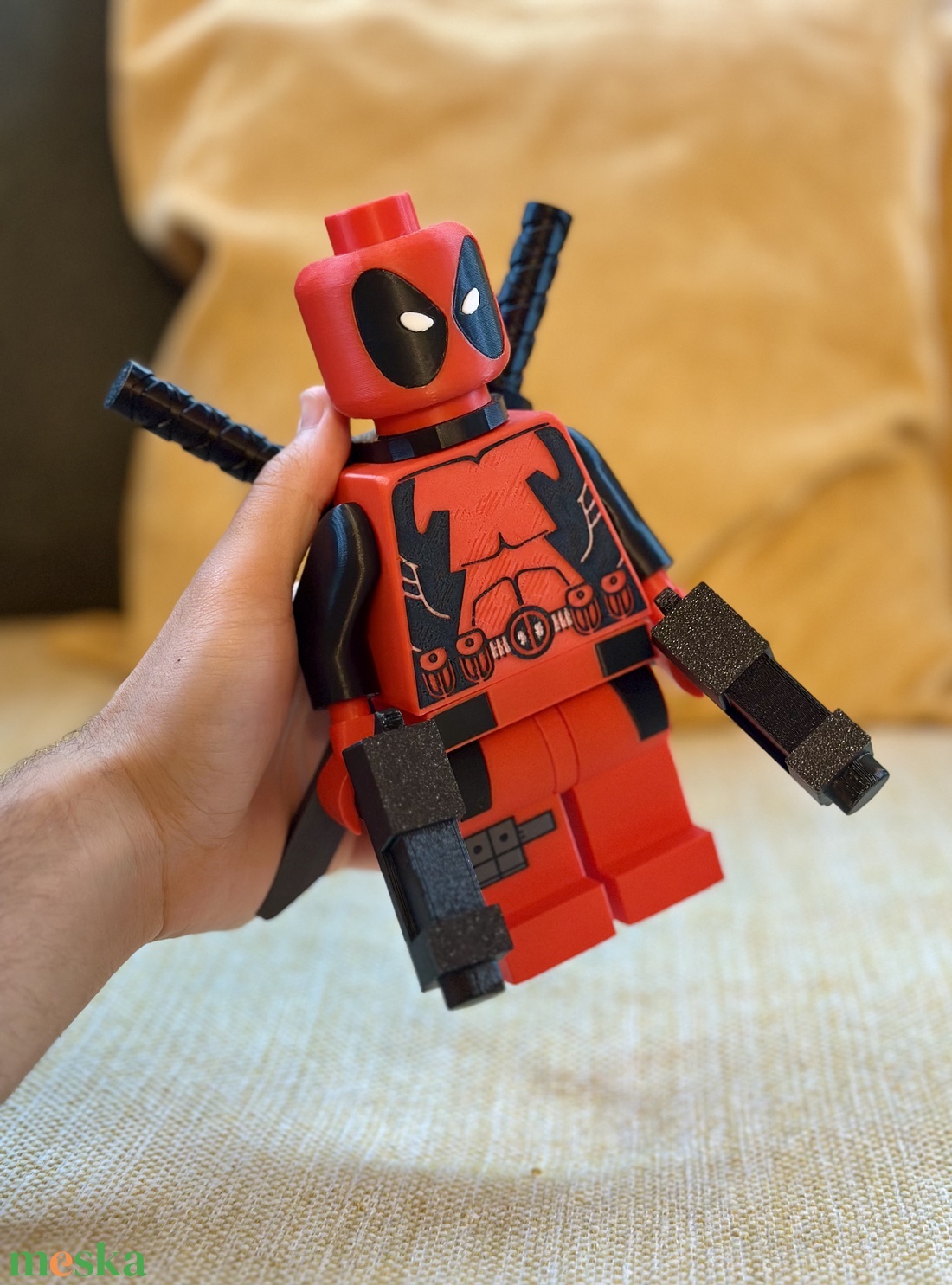3D lego Deadpool figura - játék & sport - plüssállat & játékfigura - más figura - Meska.hu
