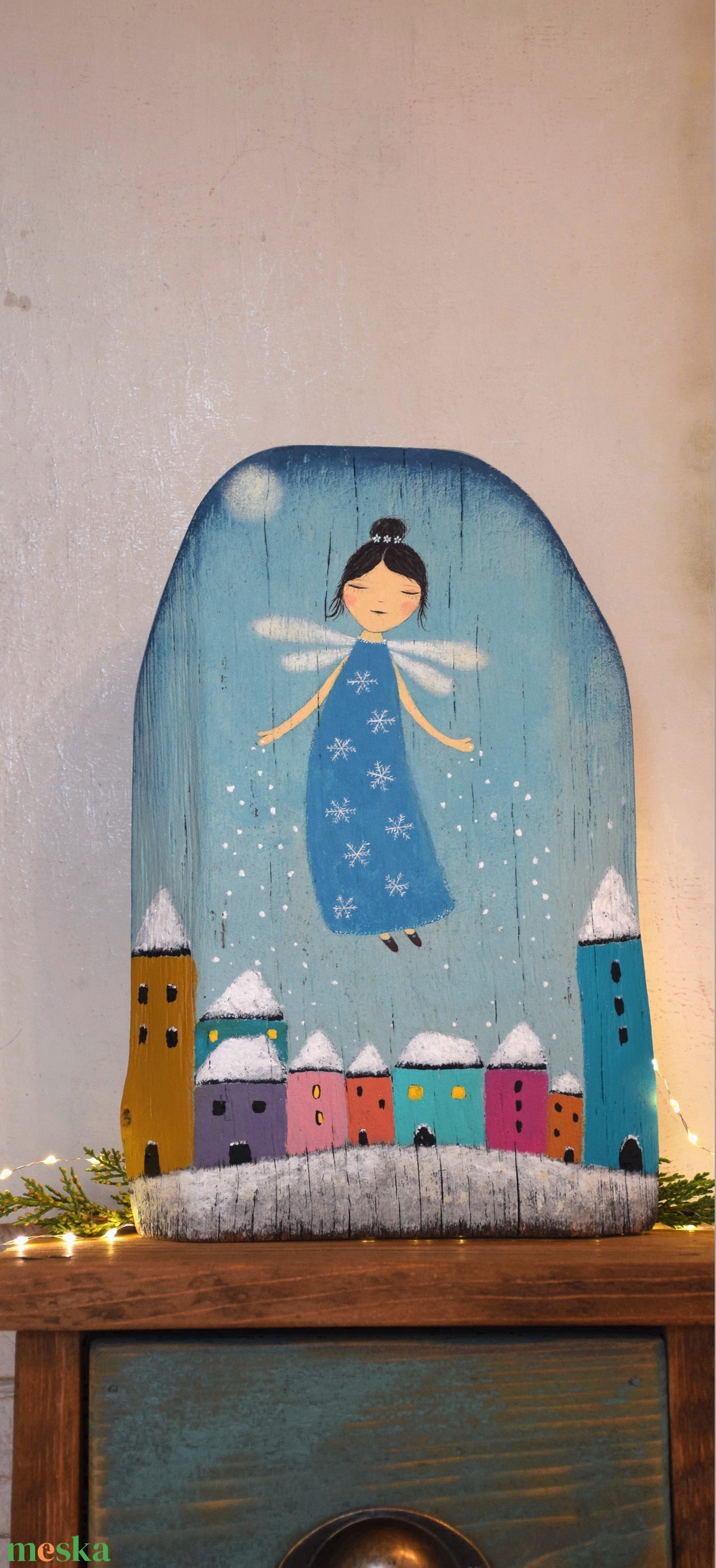 Jégtündér - művészet - festmény - akril - Meska.hu