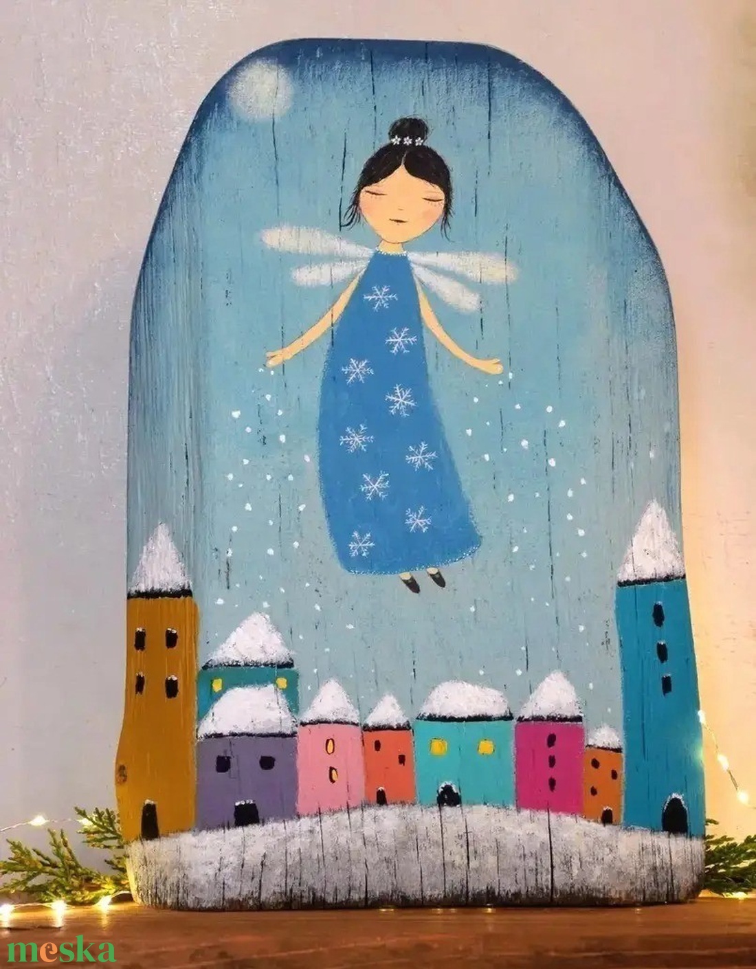 Hótündér - művészet - festmény - akril - Meska.hu