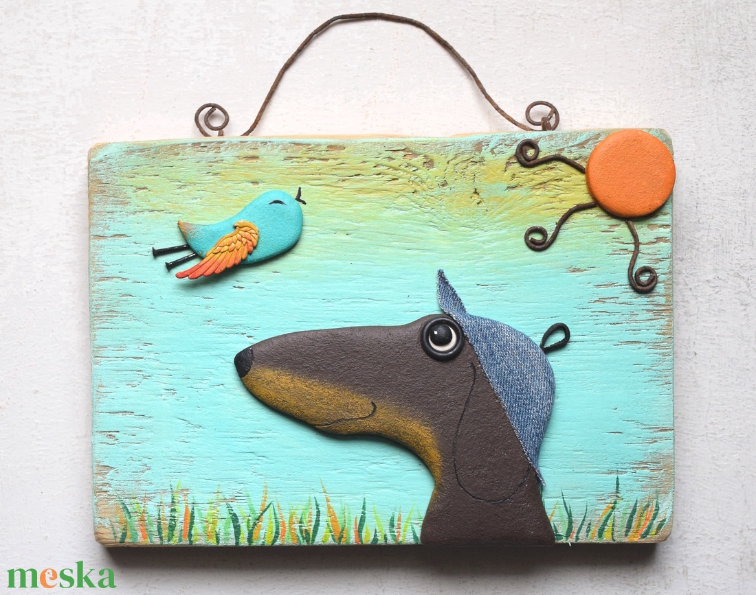 Sapis tacsi - művészet - festmény - akril - Meska.hu