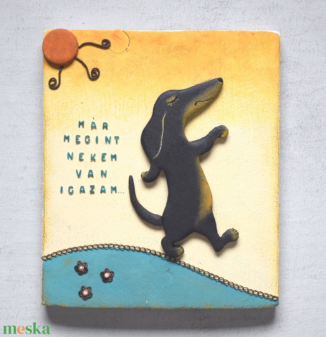 Magabiztos tacsi - művészet - festmény - akril - Meska.hu