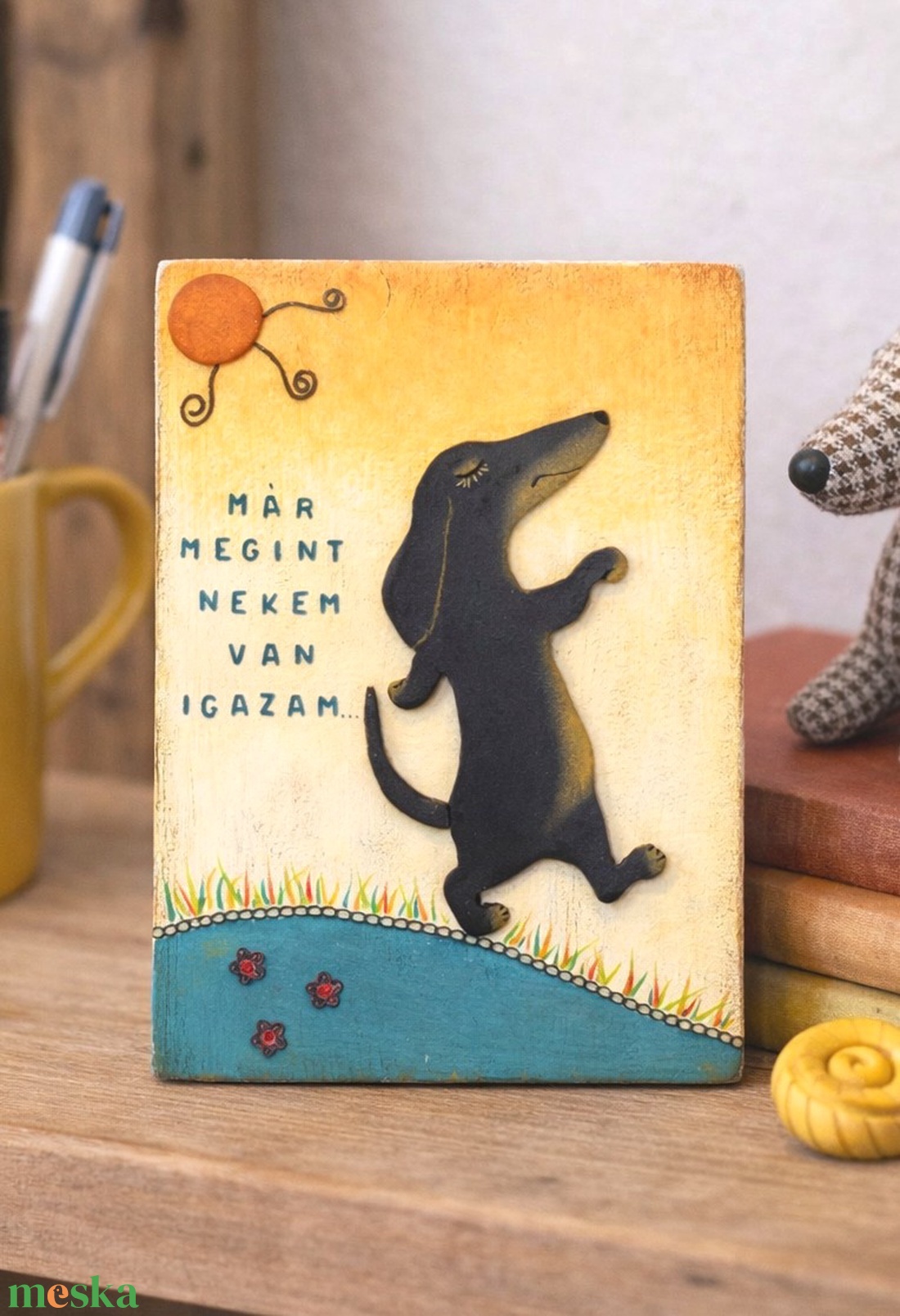 Magabiztos tacsi - művészet - festmény - akril - Meska.hu