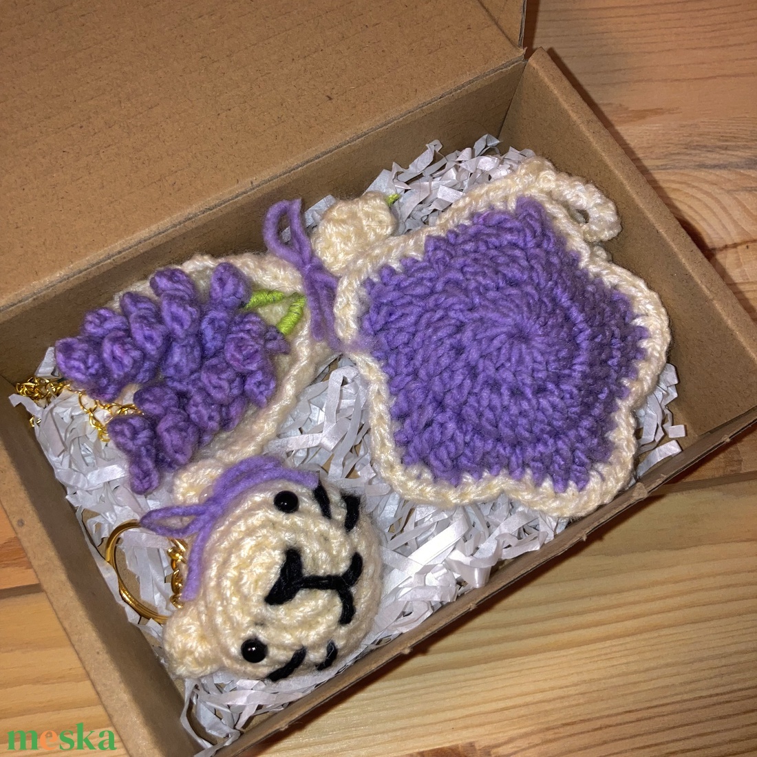 Levander Kitty Gift set�� - táska & tok - kulcstartó & táskadísz - kulcstartó - Meska.hu