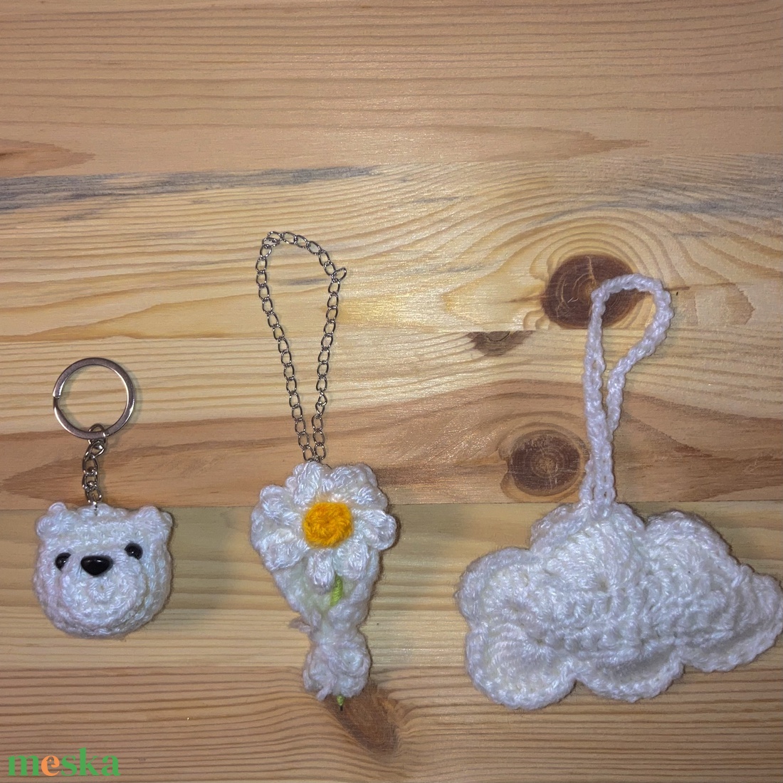 Snowflake Bear Gift set��� - táska & tok - kulcstartó & táskadísz - kulcstartó - Meska.hu