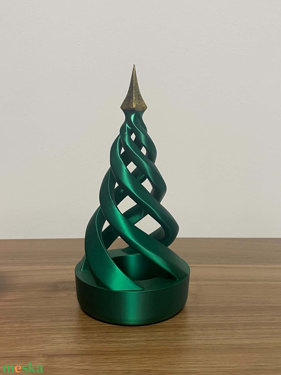  Spirál karácsonyfa mécsestartó � 3D nyomtatott dekoráció - karácsony - adventi díszek - adventi asztaldísz - Meska.hu