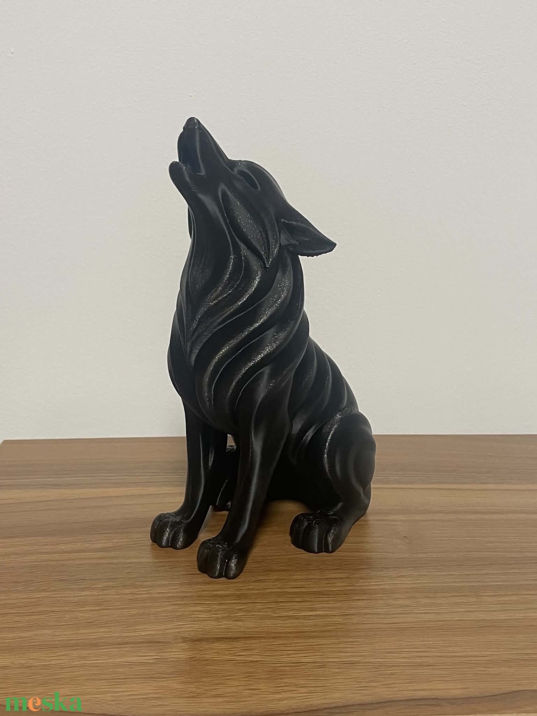 3D nyomtatott farkas dekoráció � 21 cm - karácsony - karácsonyi lakásdekoráció - karácsonyi lakásdíszek - Meska.hu