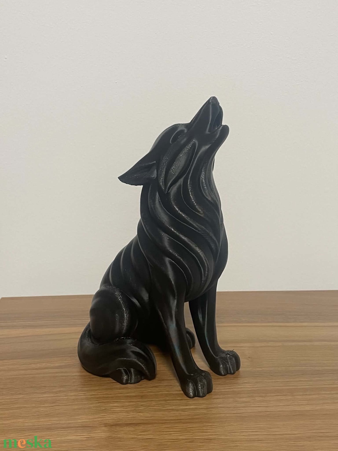 3D nyomtatott farkas dekoráció � 21 cm - karácsony - karácsonyi lakásdekoráció - karácsonyi lakásdíszek - Meska.hu