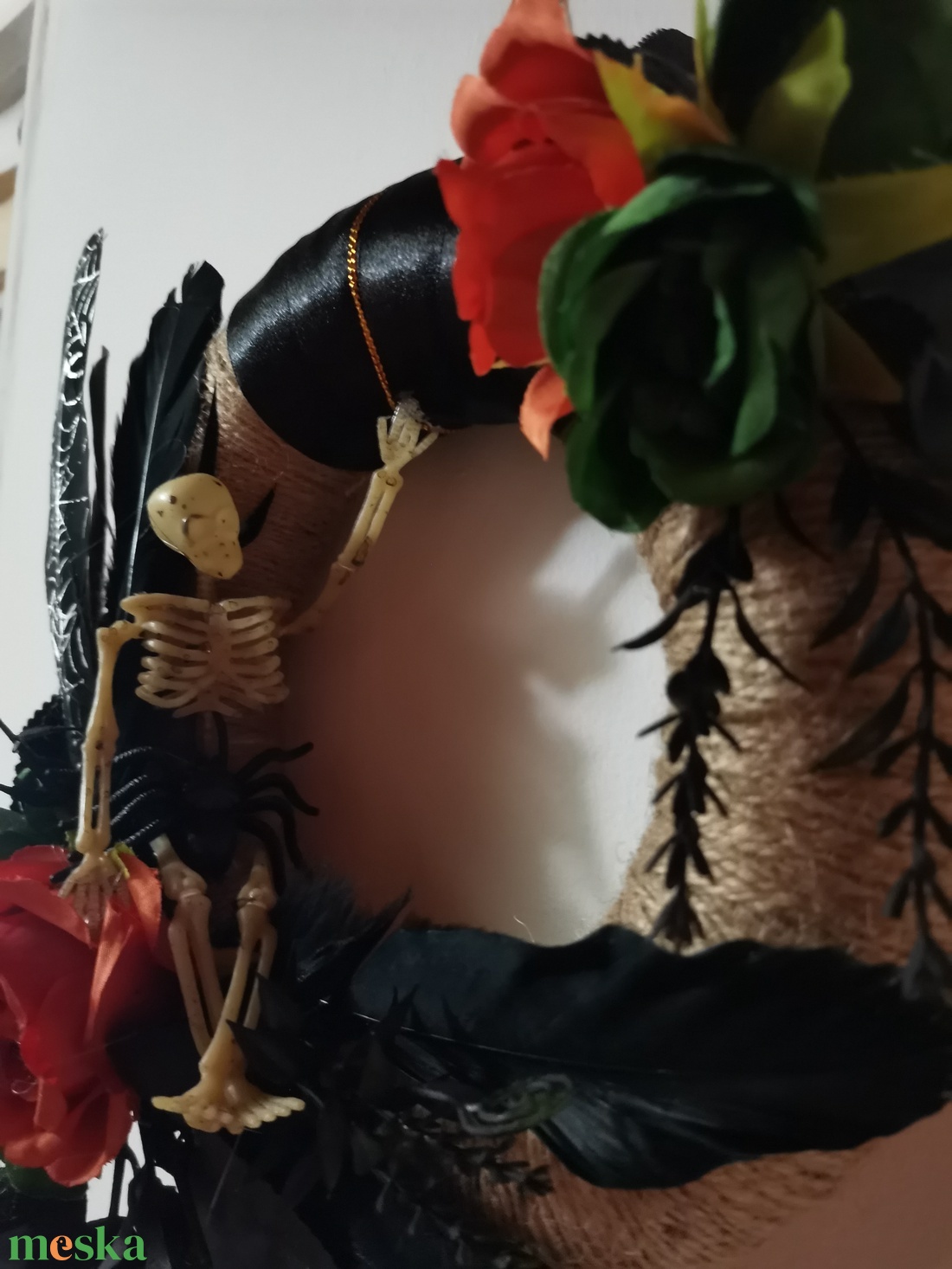 Halloweeni kopogtató, ajtódísz  - otthon & életmód - dekoráció - halloween - halloweeni ajtódíszek és ablakdíszek - Meska.hu