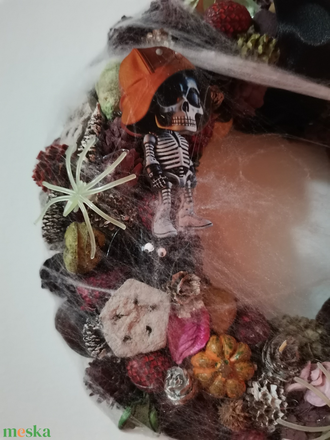 Halloweeni ajtó dísz, kopogtató  - otthon & életmód - dekoráció - halloween - halloweeni ajtódíszek és ablakdíszek - Meska.hu