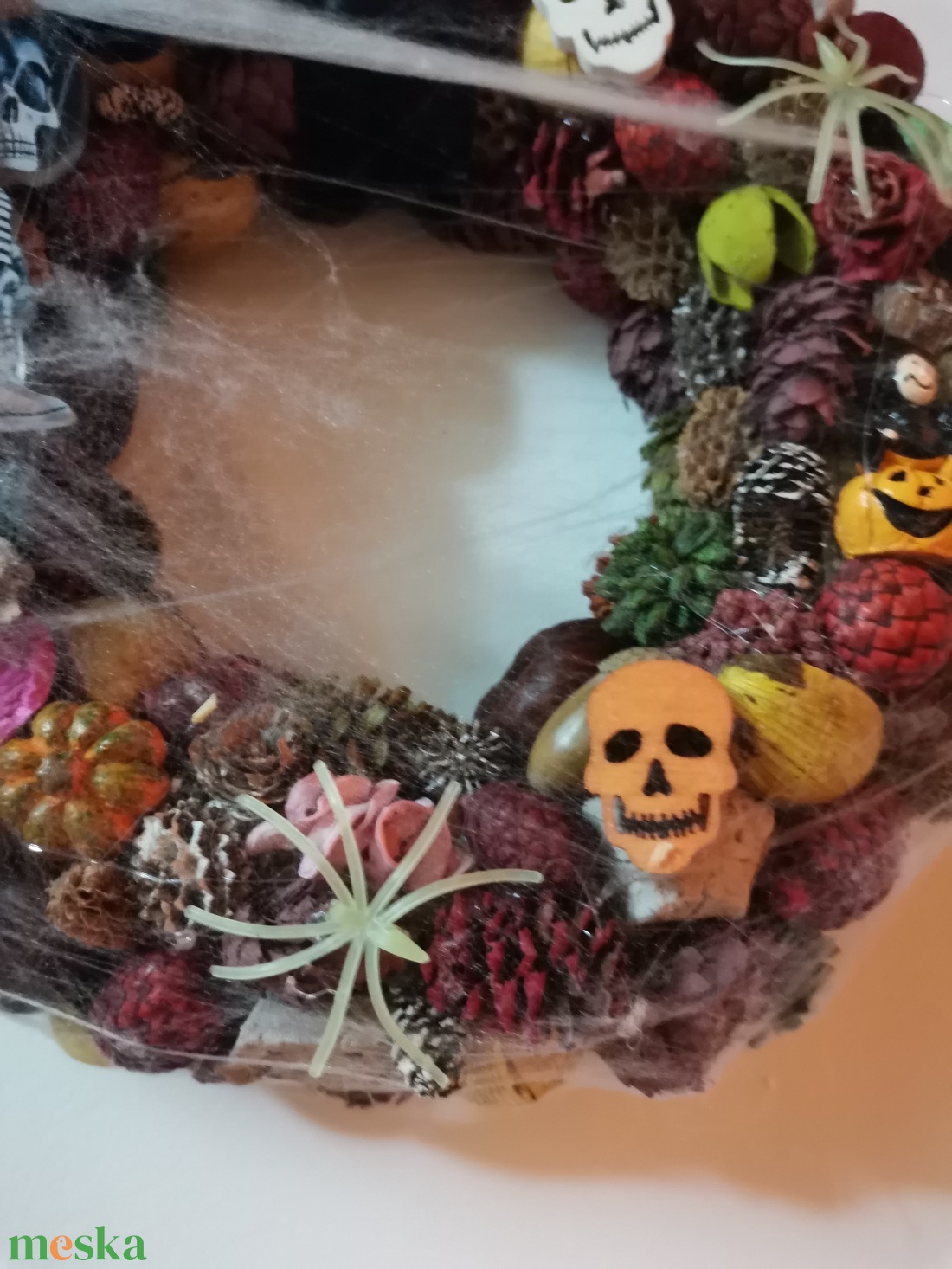 Halloweeni ajtó dísz, kopogtató  - otthon & életmód - dekoráció - halloween - halloweeni ajtódíszek és ablakdíszek - Meska.hu