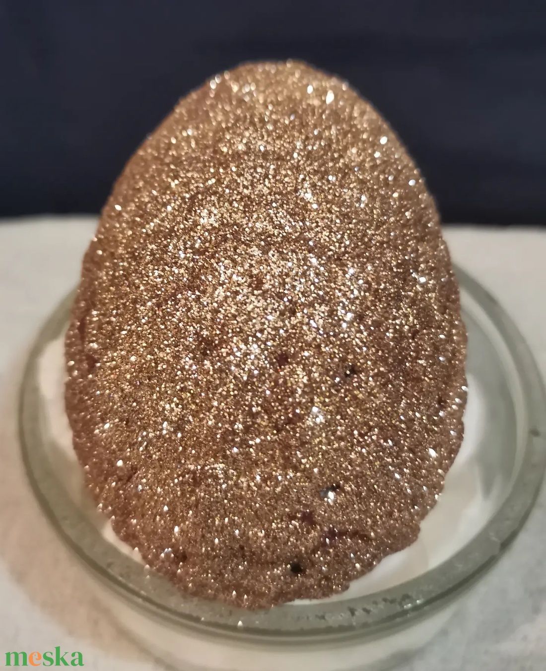 Sárkány tojás arany színű  - otthon & életmód - dekoráció - asztal és polc dekoráció - asztaldísz - Meska.hu