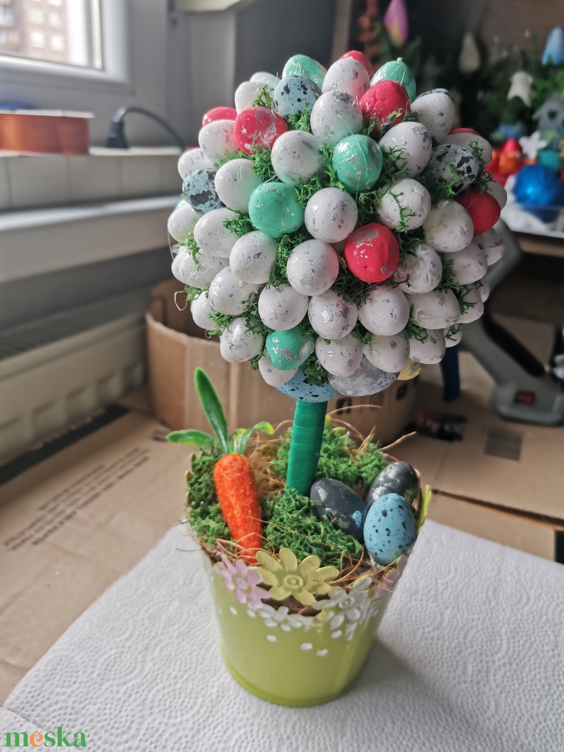 Húsvéti tojásfa  - otthon & életmód - dekoráció - asztal és polc dekoráció - asztaldísz - Meska.hu