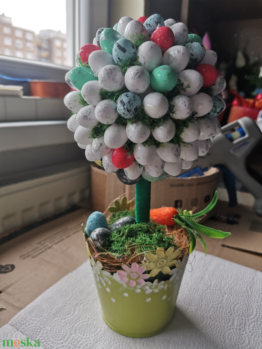 Húsvéti tojásfa  - otthon & életmód - dekoráció - asztal és polc dekoráció - asztaldísz - Meska.hu