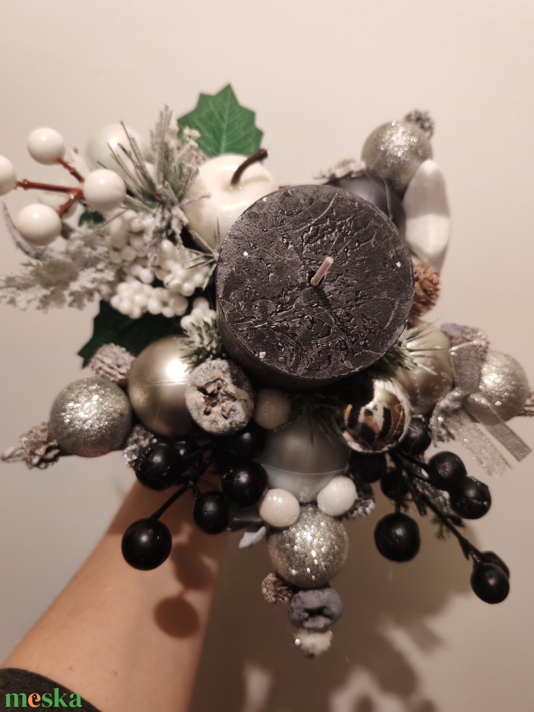 Csillag alakú adventi asztali dísz  - karácsony - adventi díszek - adventi asztaldísz - Meska.hu