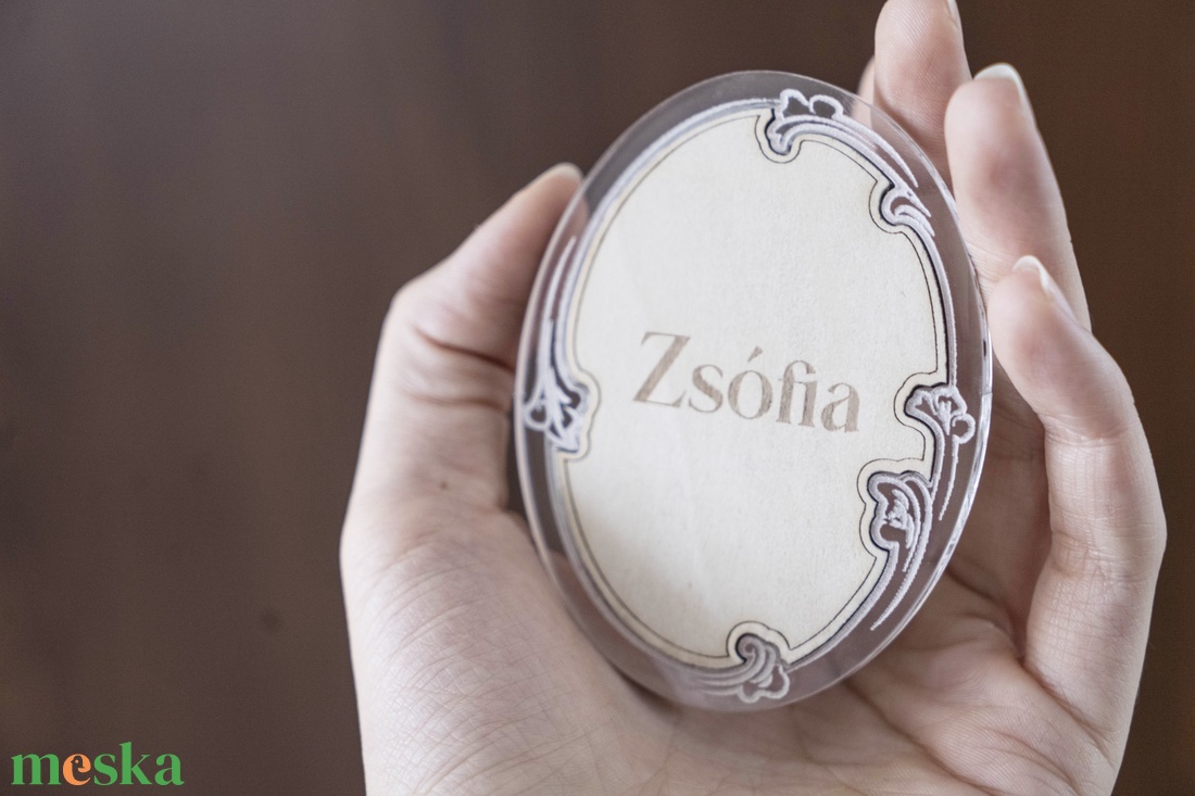 Gravírozott akrilüveg és fa köszönetajándék - esküvő - emlék & ajándék - köszönőajándék - Meska.hu