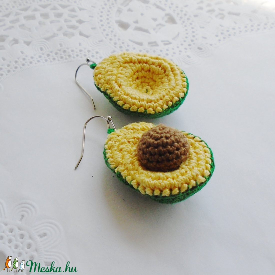 Miniatűr avokádó fülbevalók - ékszer - fülbevaló - lógó csepp fülbevaló - Meska.hu Miniatűr avokádó fülbevalók - ékszer - fülbevaló - lógó csepp fülbevaló - Meska.hu