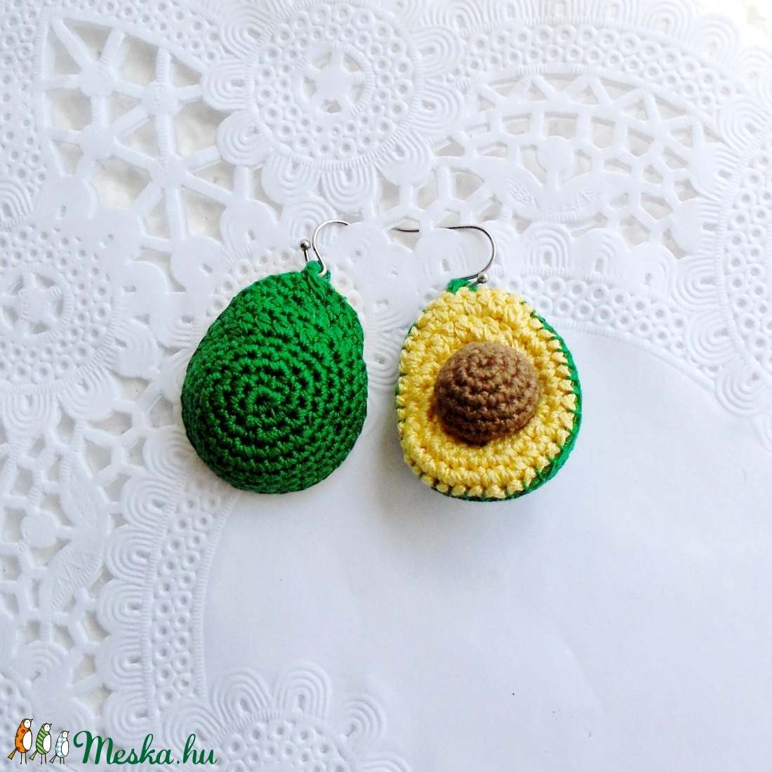 Miniatűr avokádó fülbevalók - ékszer - fülbevaló - lógó csepp fülbevaló - Meska.hu Miniatűr avokádó fülbevalók - ékszer - fülbevaló - lógó csepp fülbevaló - Meska.hu