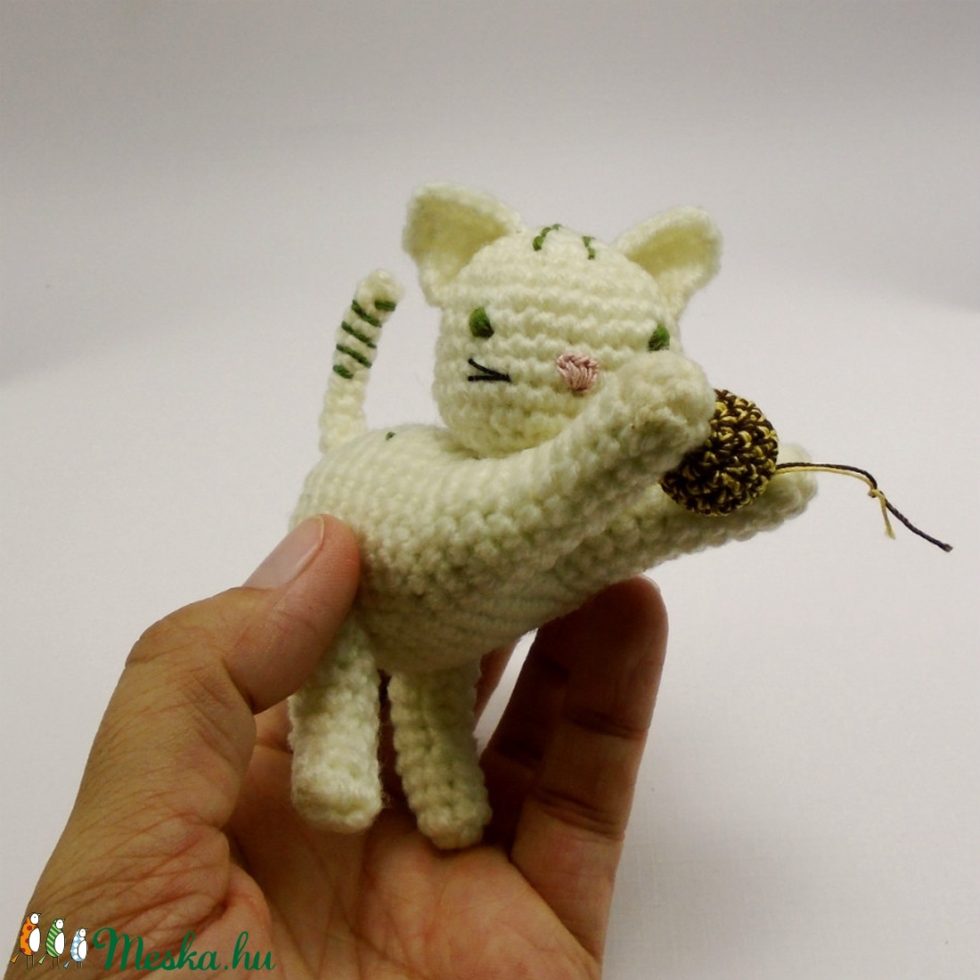 Aranyos cica, horgolt baba - játék & sport - plüssállat & játékfigura - cica - Meska.hu Aranyos cica, horgolt baba - játék & sport - plüssállat & játékfigura - cica - Meska.hu