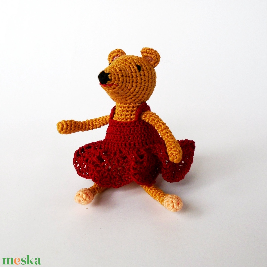 Horgolt balerina egér - játék & sport - plüssállat & játékfigura - egér - Meska.hu Horgolt balerina egér - játék & sport - plüssállat & játékfigura - egér - Meska.hu