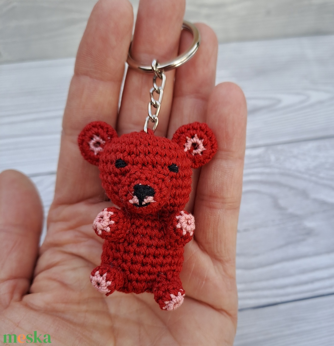 Horgolt mini medve kulcstartó - táska & tok - kulcstartó & táskadísz - kulcstartó - Meska.hu Horgolt mini medve kulcstartó - táska & tok - kulcstartó & táskadísz - kulcstartó - Meska.hu