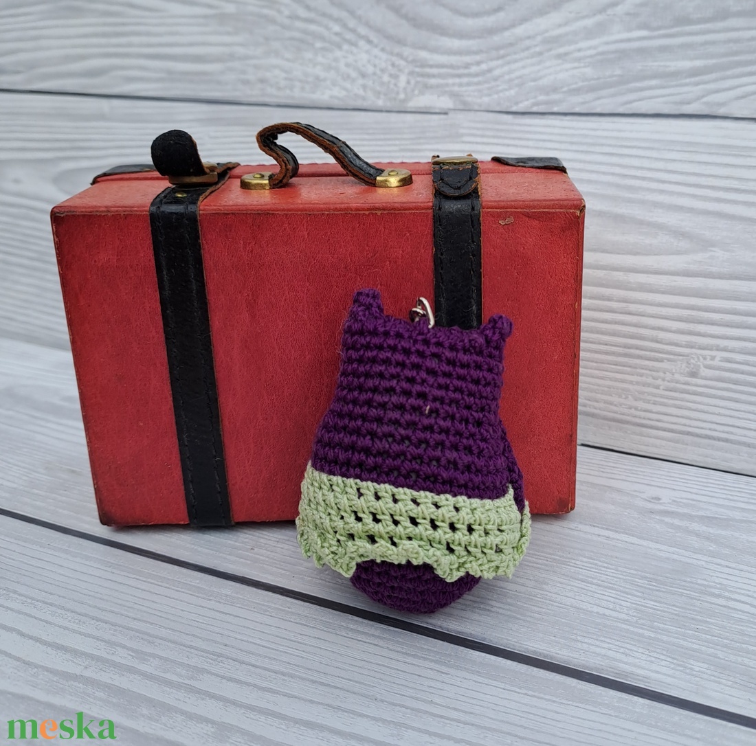 Horgolt mini bagoly kulcstartó - táska & tok - kulcstartó & táskadísz - kulcstartó - Meska.hu Horgolt mini bagoly kulcstartó - táska & tok - kulcstartó & táskadísz - kulcstartó - Meska.hu