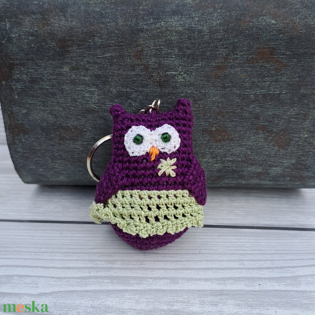 Horgolt mini bagoly kulcstartó - táska & tok - kulcstartó & táskadísz - kulcstartó - Meska.hu Horgolt mini bagoly kulcstartó - táska & tok - kulcstartó & táskadísz - kulcstartó - Meska.hu