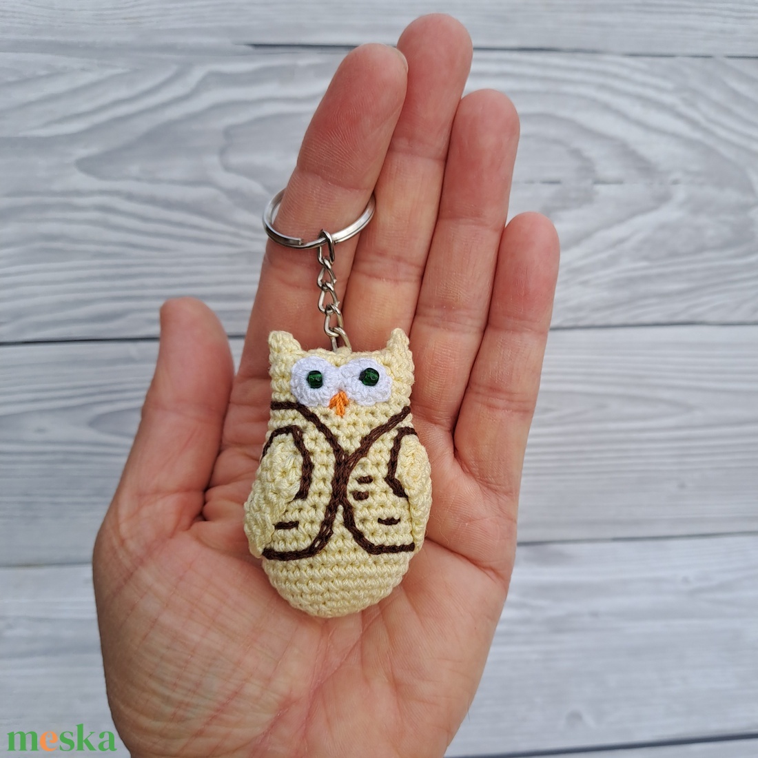 Horgolt mini bagoly kulcstartó - táska & tok - kulcstartó & táskadísz - kulcstartó - Meska.hu Horgolt mini bagoly kulcstartó - táska & tok - kulcstartó & táskadísz - kulcstartó - Meska.hu