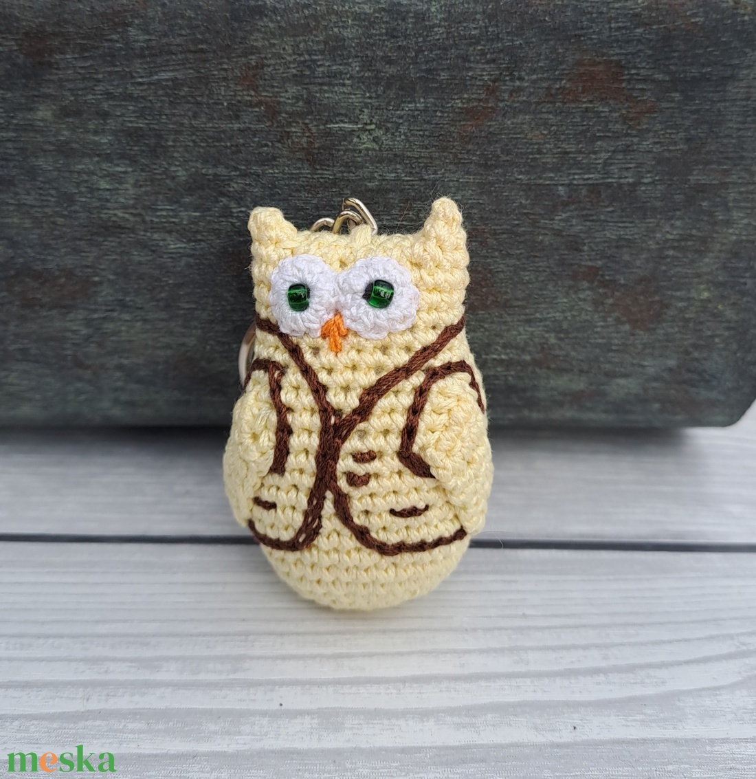 Horgolt mini bagoly kulcstartó - táska & tok - kulcstartó & táskadísz - kulcstartó - Meska.hu Horgolt mini bagoly kulcstartó - táska & tok - kulcstartó & táskadísz - kulcstartó - Meska.hu