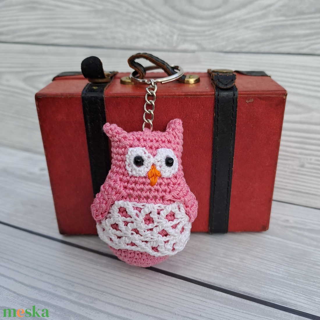 Horgolt mini bagoly kulcstartó - táska & tok - kulcstartó & táskadísz - kulcstartó - Meska.hu Horgolt mini bagoly kulcstartó - táska & tok - kulcstartó & táskadísz - kulcstartó - Meska.hu
