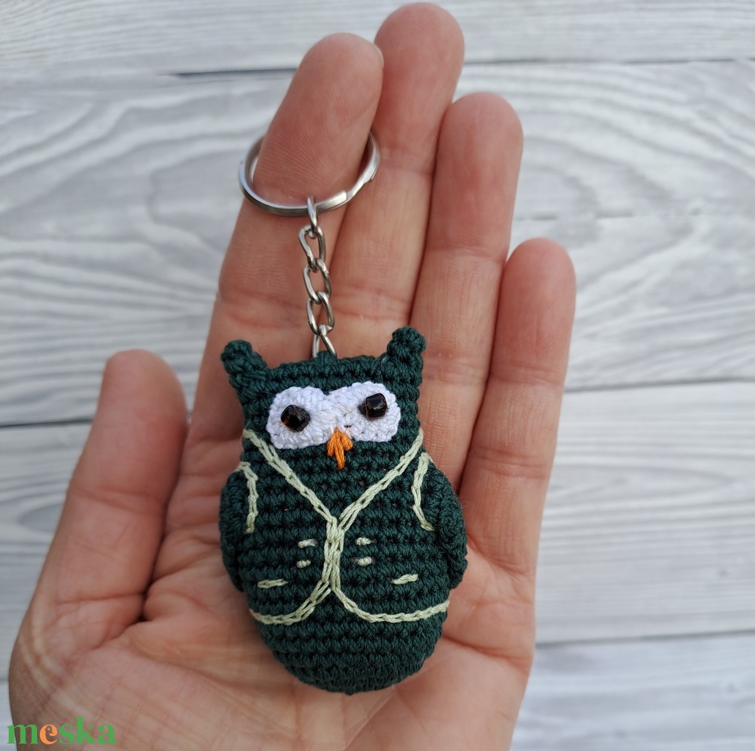 Horgolt mini bagoly kulcstartó - táska & tok - kulcstartó & táskadísz - kulcstartó - Meska.hu Horgolt mini bagoly kulcstartó - táska & tok - kulcstartó & táskadísz - kulcstartó - Meska.hu