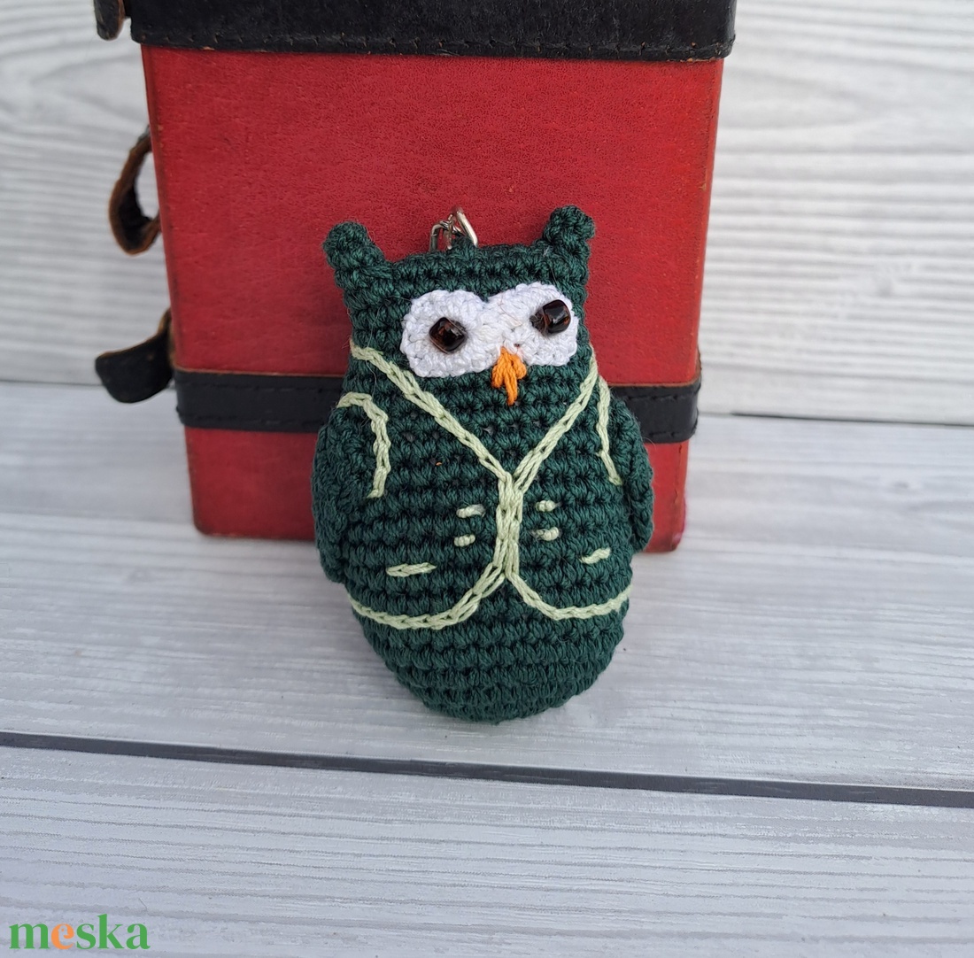 Horgolt mini bagoly kulcstartó - táska & tok - kulcstartó & táskadísz - kulcstartó - Meska.hu Horgolt mini bagoly kulcstartó - táska & tok - kulcstartó & táskadísz - kulcstartó - Meska.hu