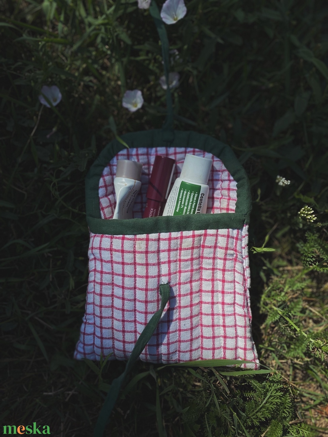 Quilted neszeszer, kézzel varrott tároló, kozmetikai táska  - táska & tok - neszesszer - Meska.hu