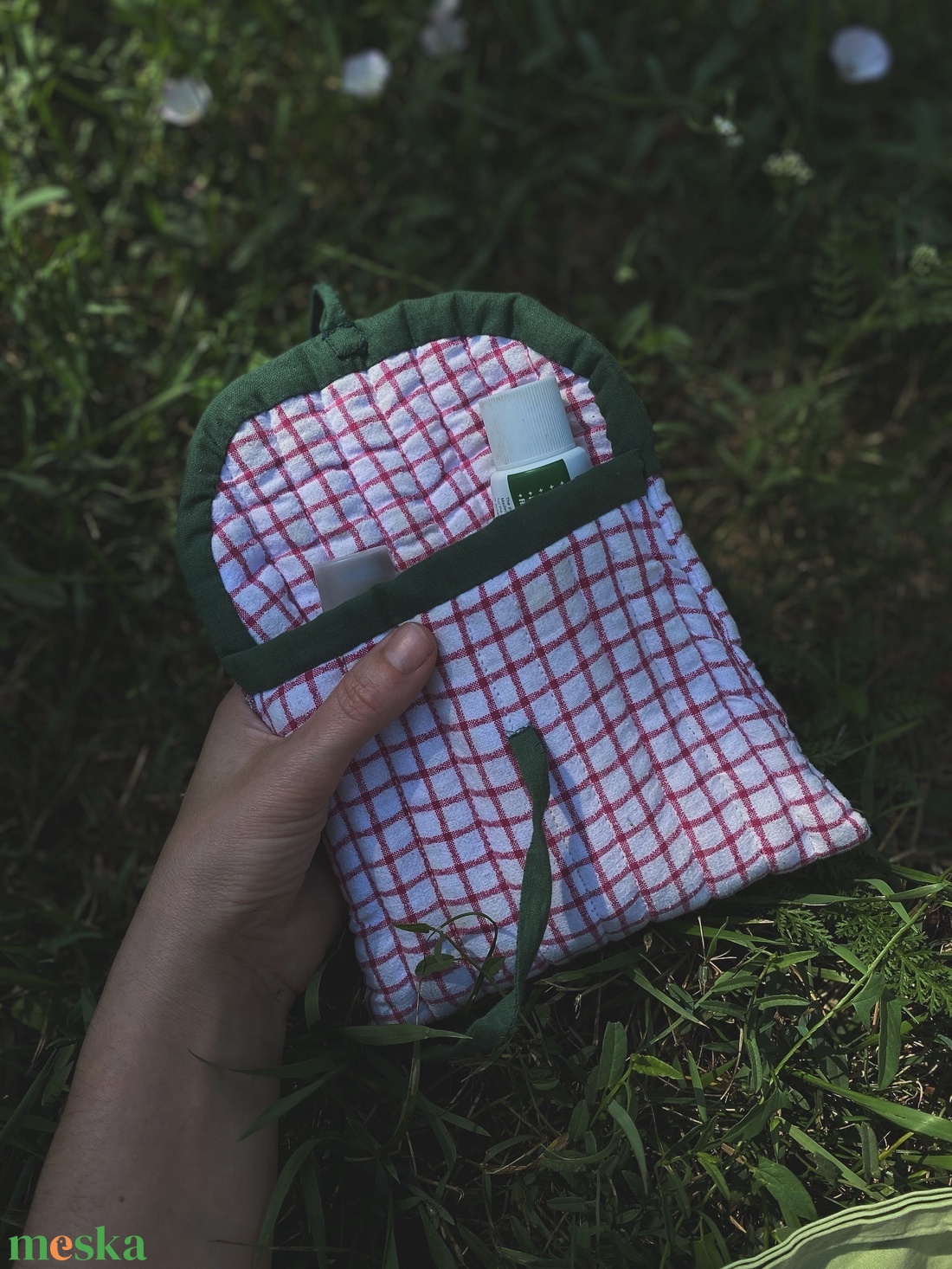 Quilted neszeszer, kézzel varrott tároló, kozmetikai táska  - táska & tok - neszesszer - Meska.hu