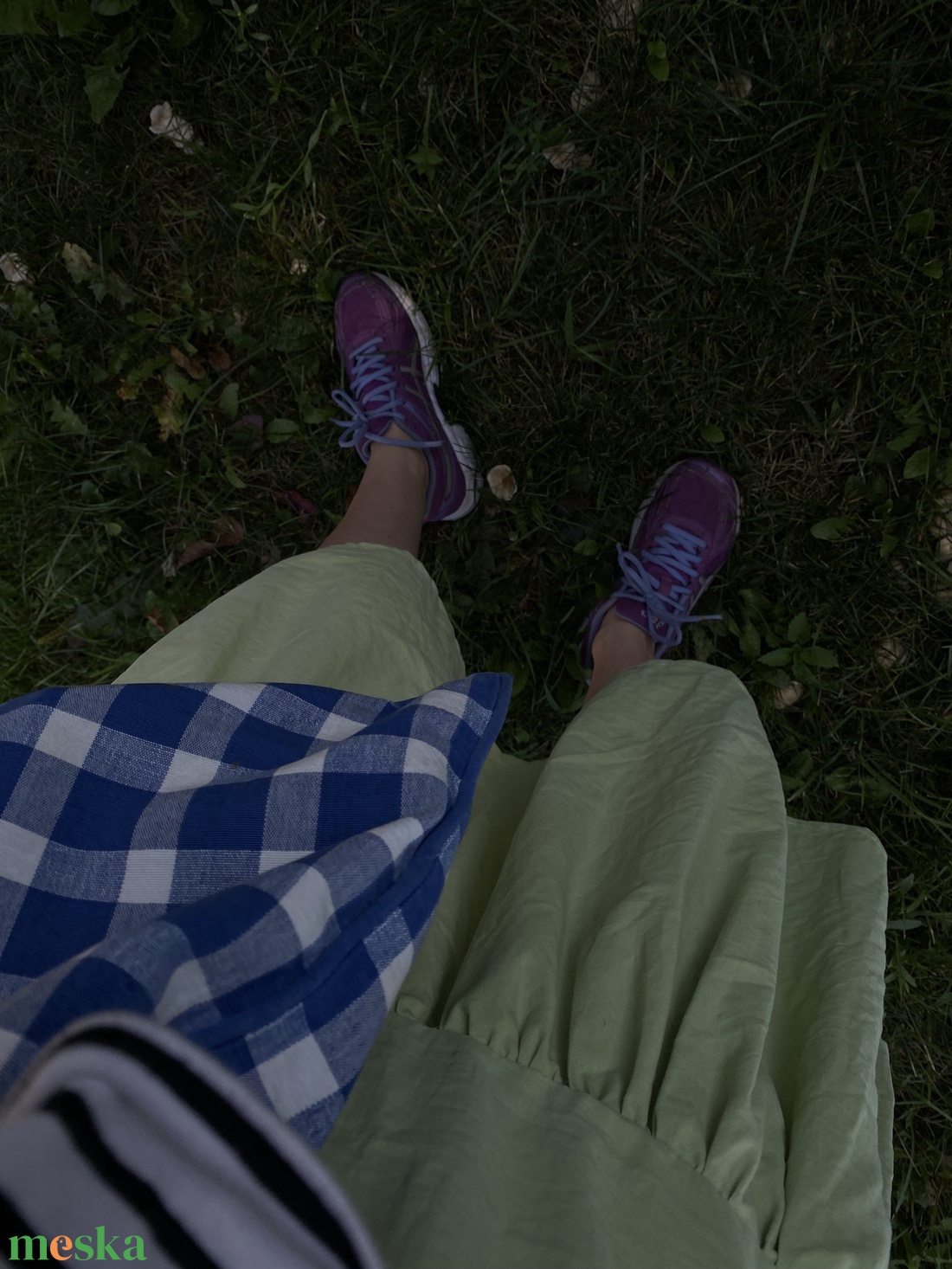 Két paneles húzott szoknya gumírozott derékkal  - ruha & divat - női ruha - szoknya - Meska.hu